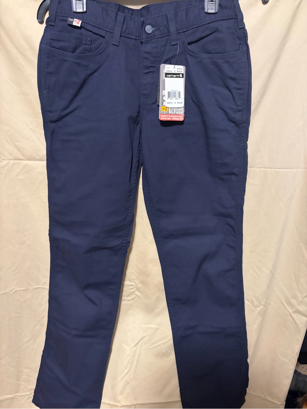 Carhartt Women's Navy Straight-Leg Work Pant